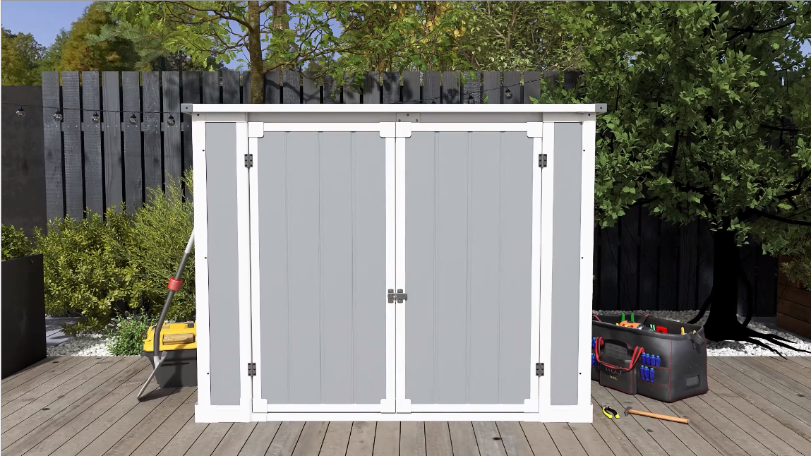 Amazon.com : DWVO 41Cu.ft Outdoor Storage Shed w/o Shelf, 4.7x2.5